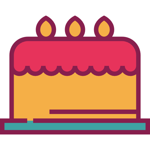Cake Detailed Straight Lineal color icon
