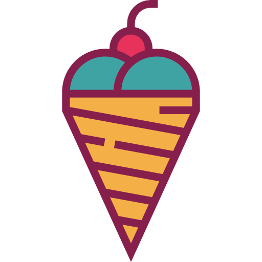 Ice cream Detailed Straight Lineal color icon