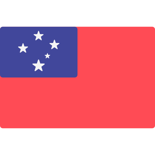 samoa Flags Rectangular icoon