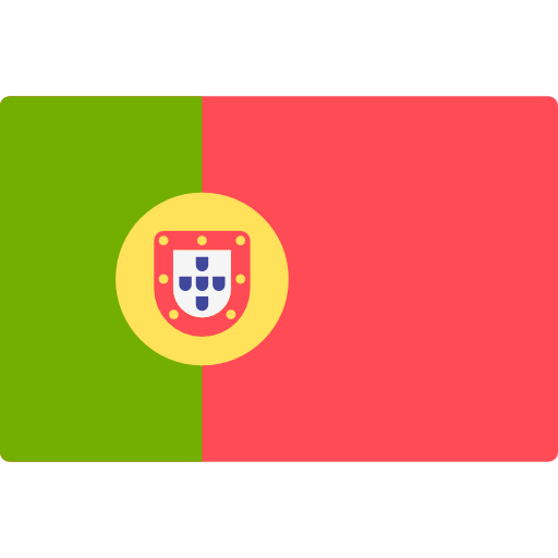 portogallo Flags Rectangular icona