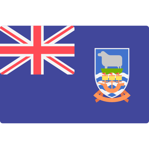 les îles falkland Flags Rectangular Icône