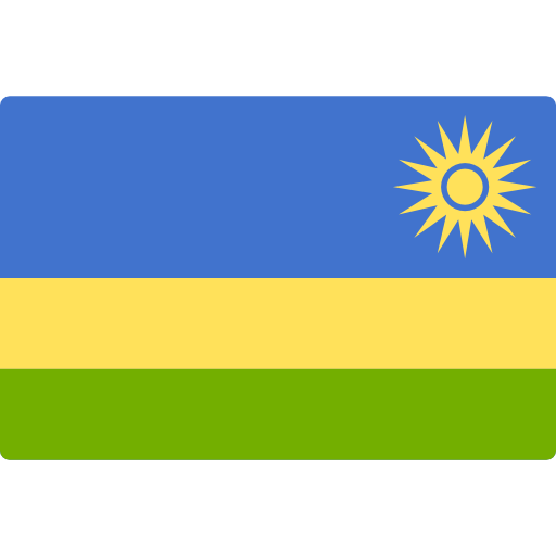rwanda Flags Rectangular Icône