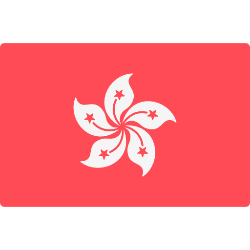 hongkong Flags Rectangular icoon