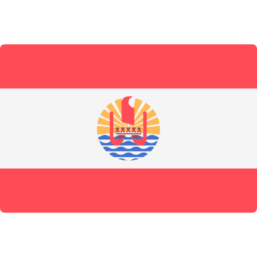 polinesia francés Flags Rectangular icono