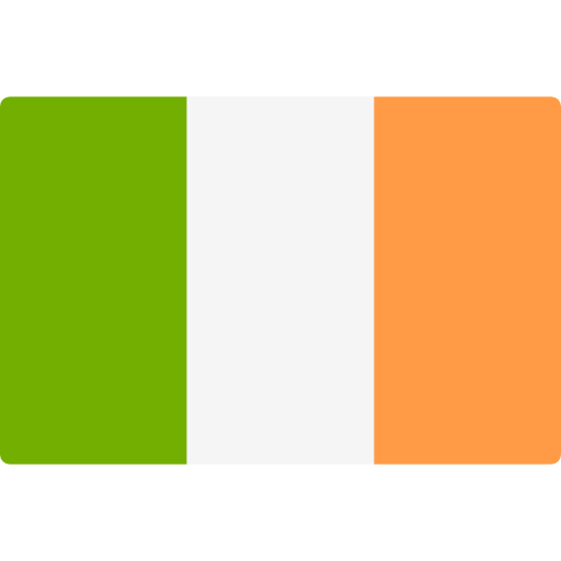 irlanda Flags Rectangular icono