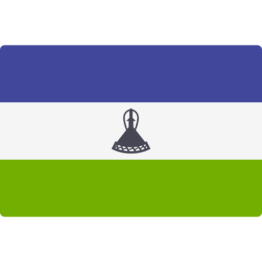 lesoto Flags Rectangular icono