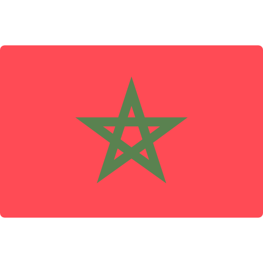 marruecos Flags Rectangular icono