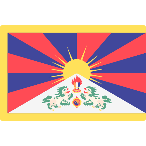 Tibet Flags Rectangular icon