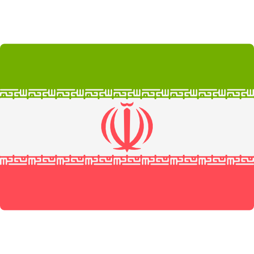 iran Flags Rectangular icono