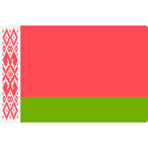 białoruś Flags Rectangular ikona