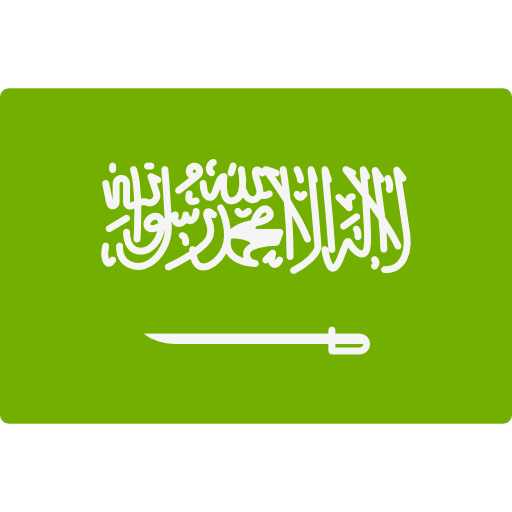 arabia saudita Flags Rectangular icona