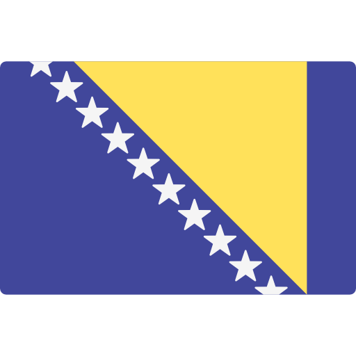 bośnia i hercegowina Flags Rectangular ikona