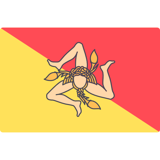 sicilia Flags Rectangular icono