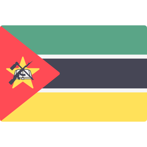 mozambico Flags Rectangular icona