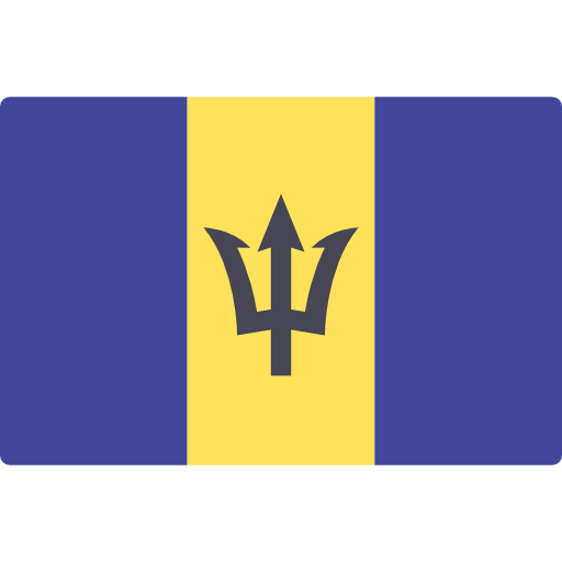 barbados Flags Rectangular icona