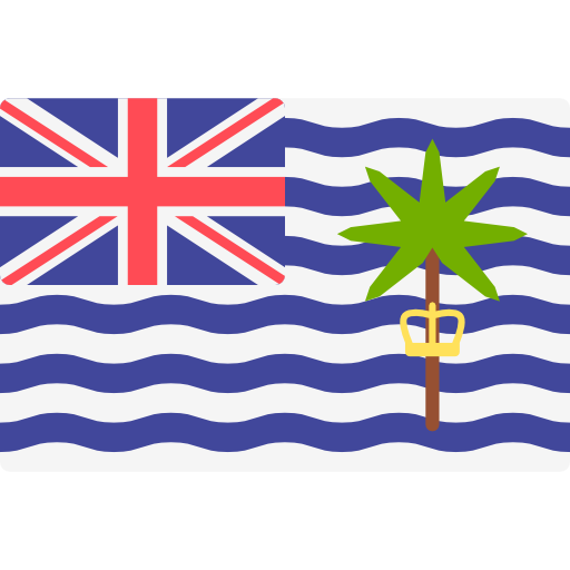 territorio britannico dell'oceano indiano Flags Rectangular icona