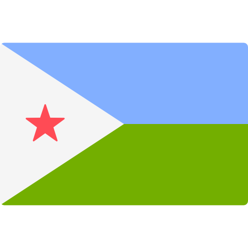 djibouti Flags Rectangular Icône