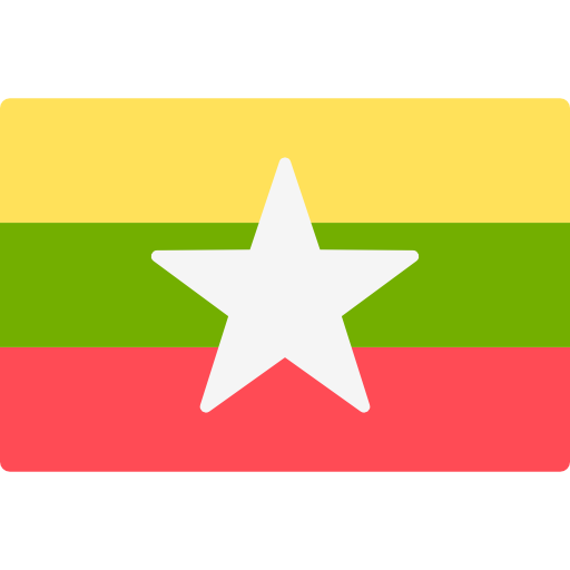 birmania Flags Rectangular icona