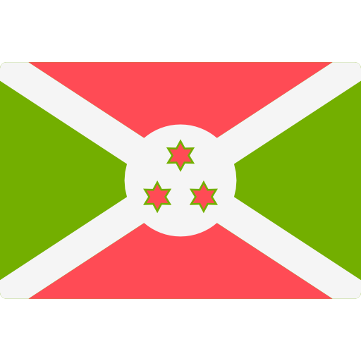 burundi Flags Rectangular Ícone
