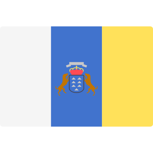 isole canarie Flags Rectangular icona