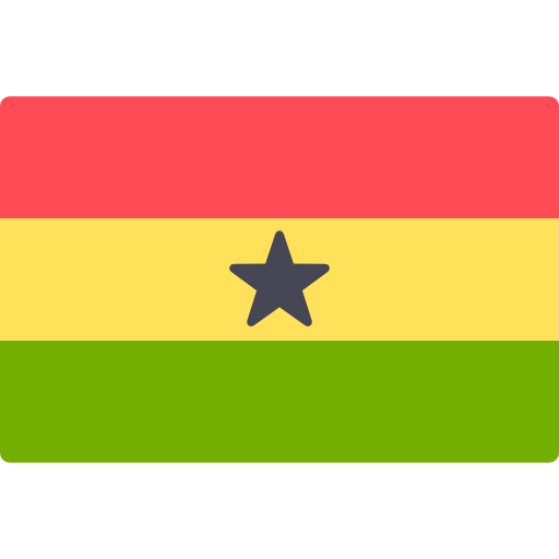 ghana Flags Rectangular icona