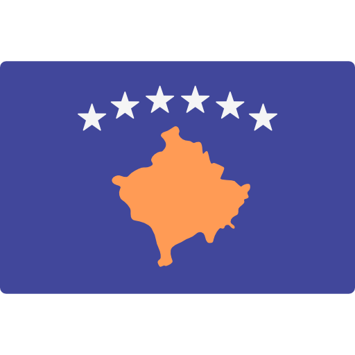 kosovo Flags Rectangular icoon