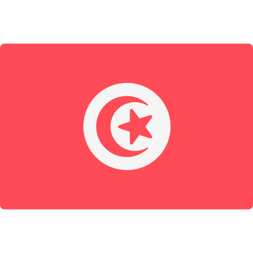 tunisie Flags Rectangular Icône