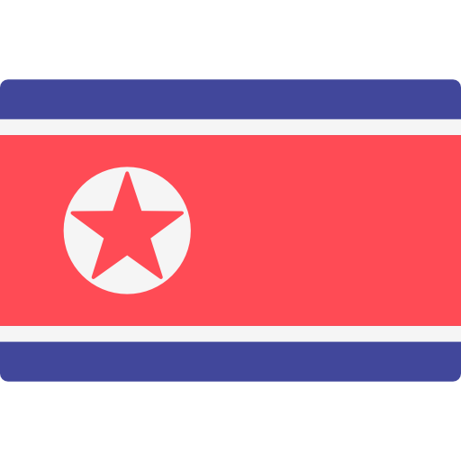 North korea Flags Rectangular icon