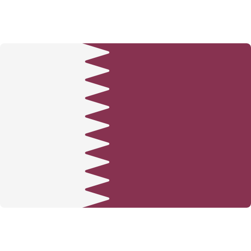 qatar Flags Rectangular icona