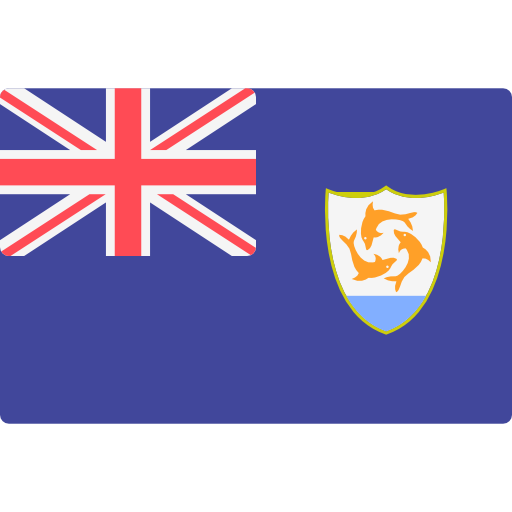 anguilla Flags Rectangular Ícone
