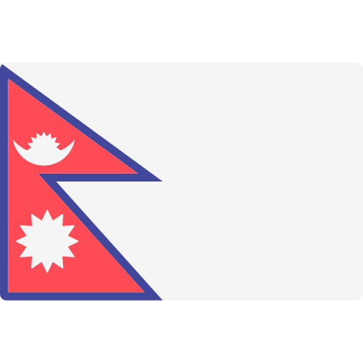 nepal Flags Rectangular icona