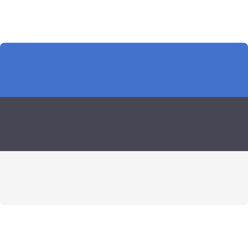 estonia Flags Rectangular icona