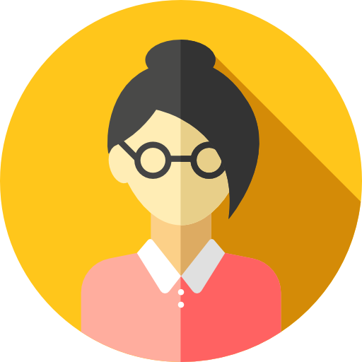 Teacher Flat Circular Flat icon