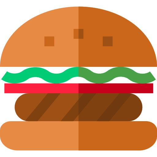 Бургер Basic Straight Flat иконка