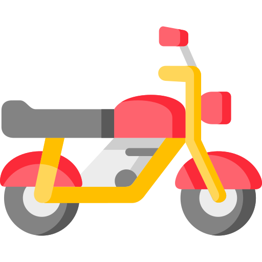 Motocicleta Special Flat Ícone