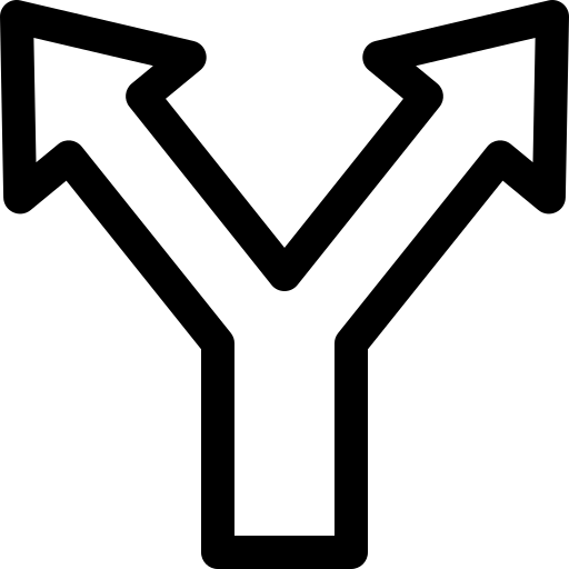 Divisão Basic Rounded Lineal Ícone