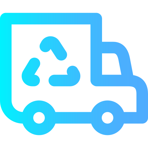 recycling-lkw Super Basic Omission Gradient icon