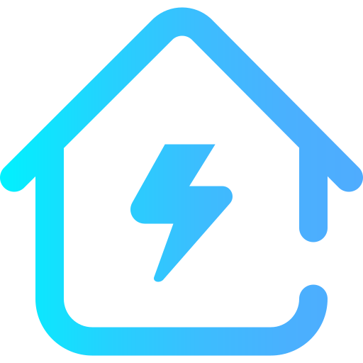 Eco home Super Basic Omission Gradient icon