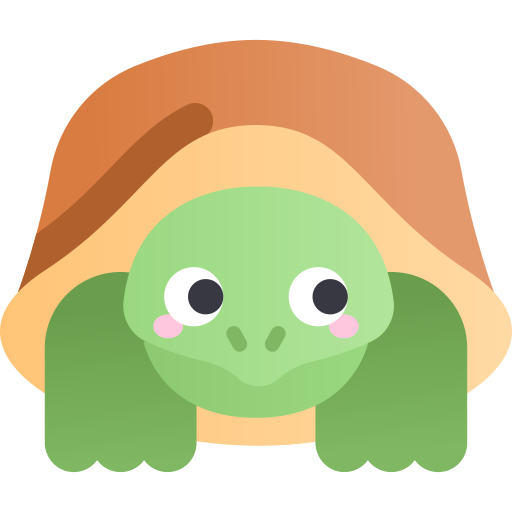 Turtle Kawaii Star Gradient icon