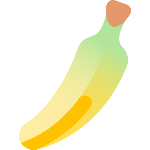 Banana Kawaii Star Gradient icon