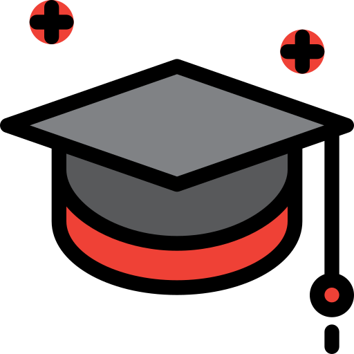 Mortarboard Generic Outline Color icon