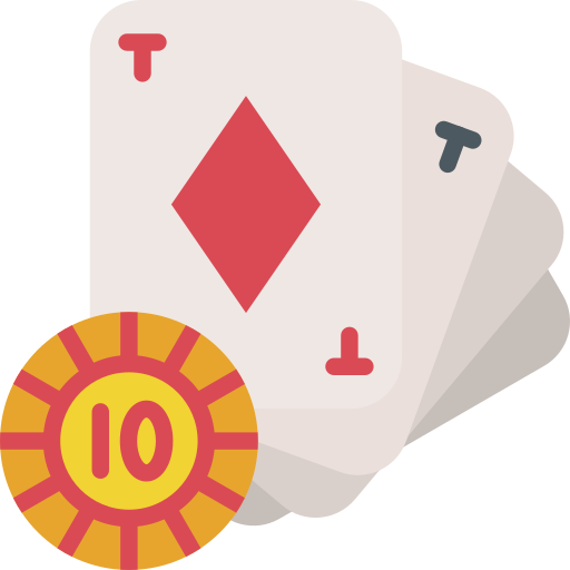 Cartas de poker Special Flat icono