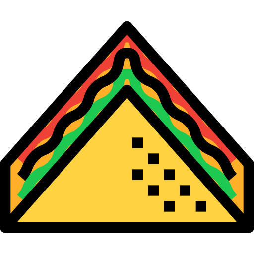 サンドイッチ Generic Outline Color icon