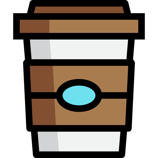 Café Generic Outline Color icono