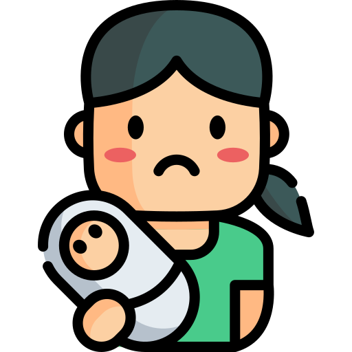 Single mother Special Lineal color icon