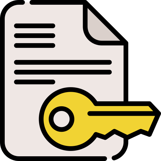 Document Special Lineal color icon