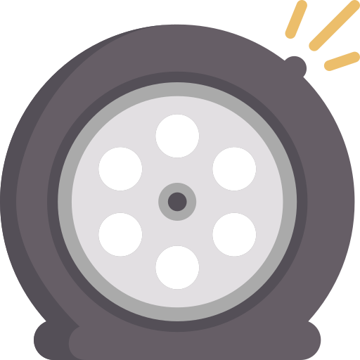 Flat tire Special Flat icon