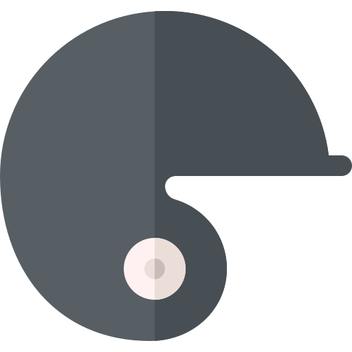 헬멧 Basic Rounded Flat icon