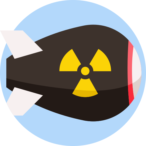 bombe atomique Detailed Flat Circular Flat Icône