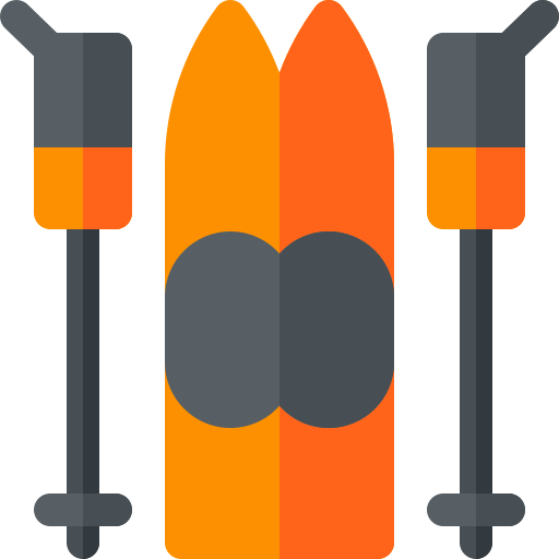 스키 Basic Rounded Flat icon